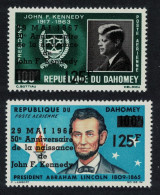 Dahomey President Kennedy 2v 1967 MNH SG#288-289 MI#313-314 - Benin – Dahomey (1960-...)