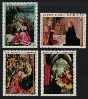 Dahomey Christmas Religious Paintings 4v 1967 MNH SG#311-314 MI#331-334 - Benin - Dahomey (1960-...)