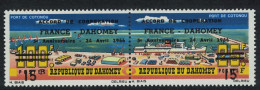Dahomey Fifth Anniversary Of France-Dahomey Treaty 2v Pair 1966 MNH SG#246-247 MI#274-275 - Benin - Dahomey (1960-...)