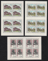 Czechoslovakia Troja Castle 3 Sheetlets 1992 MNH SG#3101-3103 MI#3126-3128 - Neufs