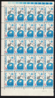 Czechoslovakia Europa Europe In Space Half Sheet 1991 MNH SG#3059 - Unused Stamps