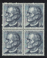 Czechoslovakia Father Andrej Hlinka Slovak Nationalist Block Of 4 1991 MNH SG#3070 - Unused Stamps