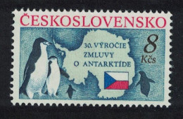 Czechoslovakia Penguins Birds Antarctic Treaty 1991 MNH SG#3061 - Neufs