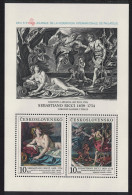 Czechoslovakia 'Bacchus And Ariadne' Painting By Sebastian Ricci MS Ovp 1989 MNH MI#Block 91 - Unused Stamps