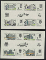 Czechoslovakia Present-day Prague MS 1988 MNH SG#MS2945 MI#Block 85-86 - Unused Stamps