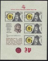 Czechoslovakia King George Of Podebrady's Religious Peace Plans MS 1988 MNH SG#MS2949 - Ungebraucht