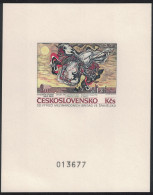 Czechoslovakia International Brigades In Spain MS Blackprint RAR 1986 MNH SG#MS2849 MI#Block 68 SD - Nuovi