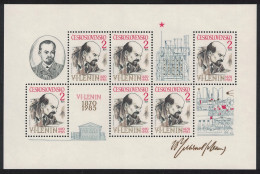 Czechoslovakia 115th Birth Anniversary Of Lenin MS 1985 MNH SG#MS2773 - Unused Stamps