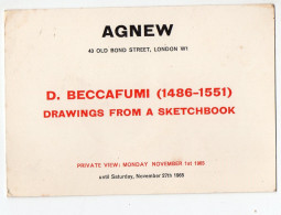 London   Carte AGNEW  1965    (PPP47492) - Advertising