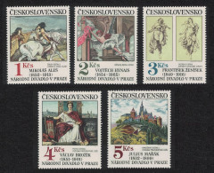 Czechoslovakia Art Paintings 17th Series 5v 1983 MNH SG#2702-2706 - Unused Stamps