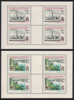 Czechoslovakia Historic Bratislava 6th Issue 2 Sheetlets 1982 MNH SG#2642-2643 - Ongebruikt