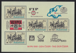 Czechoslovakia WIPA 1981 International Stamp Exhibition Vienna MS 1981 MNH SG#MS2576 MI#Block 44 - Nuovi