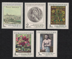 Czechoslovakia Art Paintings 15th Series 5v 1981 MNH SG#2601-2605 - Neufs