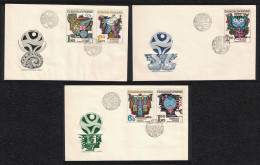 Czechoslovakia Hydrological Decade UNESCO 5 FDCs 1974 MNH SG#2157-2161 - Nuevos