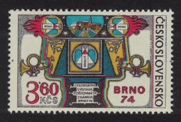 Czechoslovakia 'BRNO 74' National Stamp Exhibition 1974 MNH SG#2146 - Ungebraucht