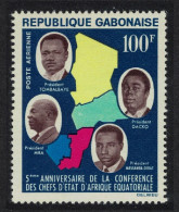 Gabon African Heads Of State Conference 1964 MNH SG#210 - Gabun (1960-...)