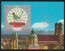 Fujeira Gymnastics Summer Olympic Games Munich MS 1971 MNH MI#Block 53A - Fudschaira