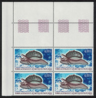 FSAT TAAF Snail Volute De Charcot Corner Block Of 4 2005 MNH SG#538 Sc#352 - Unused Stamps