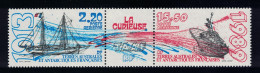 FSAT TAAF Ships 2v Strip With Label 1989 MNH SG#250-251 MI#252-253 - Neufs