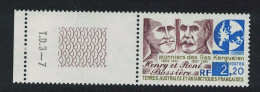 FSAT TAAF Henry And Rene Bossiere Coin Label Control Number 1989 MNH SG#249 MI#255 - Neufs