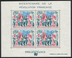 FSAT TAAF French Revolution MS 1989 MNH SG#MS257 MI#Block 1 - Unused Stamps