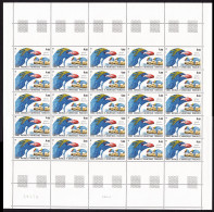 FSAT TAAF Birds Macaroni Penguins Full Sheet 1987 MNH SG#226 MI#222 Sc#132 - Ungebraucht