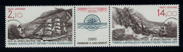 FSAT TAAF Jean Charcot 2v Se-tenant With Label 1986 MNH SG#214-215 MI#216-217 - Unused Stamps