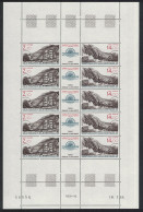 FSAT TAAF Jean Charcot 2v Full Sheet 1986 MNH SG#214-215 MI#216-217 - Unused Stamps
