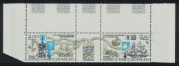 FSAT TAAF Ships 30th Anniversary Of FSAT 2v Se-tenant Top Margin 1985 MNH SG#206-207 MI#206-207 - Unused Stamps
