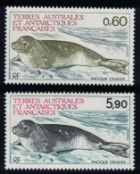 FSAT TAAF Crabeater Seal 2v 1984 MNH SG#184+187 MI#184+187 - Unused Stamps
