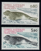 FSAT TAAF Crabeater Seal 2v 1984 MNH SG#184+187 MI#184+187 - Neufs