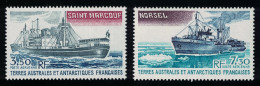 FSAT TAAF Antarctic Supply Ships 2v 1980 MNH SG#155-156 MI#155-156 - Ungebraucht
