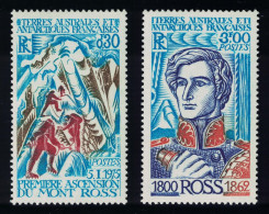 FSAT TAAF Ross Commemoration 2v 1976 MNH SG#111-112 MI#109-110 - Ungebraucht