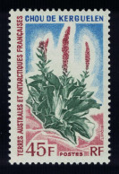 FSAT TAAF Kerguelen Cabbage Antarctic Flora 45f 1972 MNH SG#32 MI#81 Sc#54 - Unused Stamps