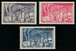 FSAT TAAF International Geophysical Year 3v 1957 MNH SG#19-21 MI#10-12 Sc#8-10 - Ungebraucht