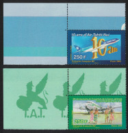 Fr. Polynesia Air Tahiti 2v Top Corners T1 2008 MNH SG#1104-1105 MI#1056-1057 - Neufs