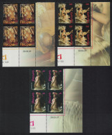 Fr. Polynesia Dancers Heiva 2007 3v Corner Blocks Of 4 Date 2007 MNH SG#1057-1059 - Nuevos