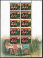 Fr. Polynesia Painting Women And Musicians Full Sheet 2006 MNH SG#1026 - Nuevos