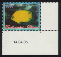 Fr. Polynesia Fish Centropyde Heraldi 130f Corner 2005 MNH SG#1001 MI#946 - Nuevos