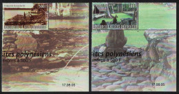 Fr. Polynesia Cultural Heritage 2v Corners Date 2005 MNH SG#1013-1014 - Unused Stamps