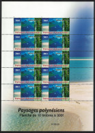 Fr. Polynesia Tourism 300f Full Sheet 2005 MNH SG#1010 - Unused Stamps