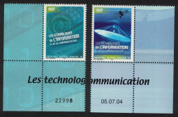 Fr. Polynesia Computers Information Technology 2v Corners 2004 MNH SG#988-989 - Ungebraucht