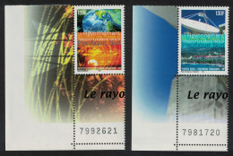 Fr. Polynesia Telecom Services 2v Corners Control Numbers 2004 MNH SG#986-987 - Unused Stamps