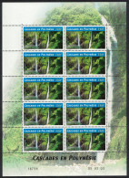 Fr. Polynesia Waterfalls Full Sheet 2003 MNH SG#951 - Ungebraucht