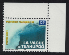 Fr. Polynesia Surfing The Heaviest Wave In The World Teahupoo Corner 2001 MNH SG#907 - Unused Stamps