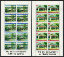 Fr. Polynesia Ecole Centrale Full Sheets 2001 MNH SG#895-896 - Nuovi