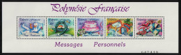 Fr. Polynesia Greetings Stamps MS 1989 MNH SG#MS568 - Neufs