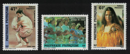 Fr. Polynesia Dance Music Polynesian Folklore July Festivals 3v 1989 MNH SG#562-564 - Nuovi