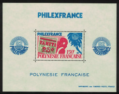Fr. Polynesia 'PhilexFrance 82' Stamp Exhibition Paris MS 1982 MNH SG#MS368 MI#Block 6 Sc#361A - Ungebraucht