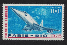 Fr. Polynesia Concorde's First Commercial Flight 1976 MNH SG#210 - Neufs